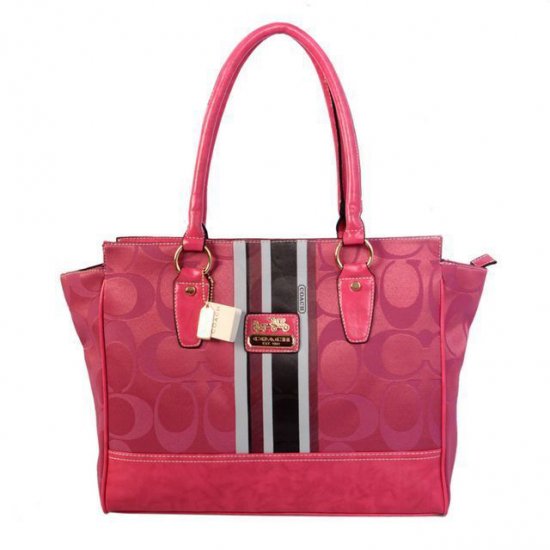 Coach Candace In Signature Medium Pink Satchels BFO | Coach Outlet Canada